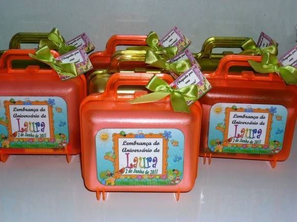 Maleta de acrilico personalizada cheia