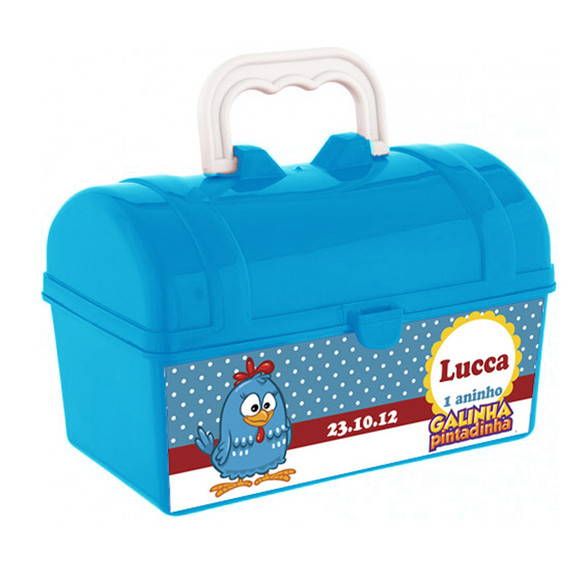 Maleta baú personalizada cheia