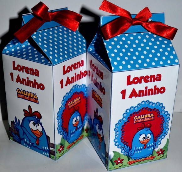 Caixa Milk personalizada cheia